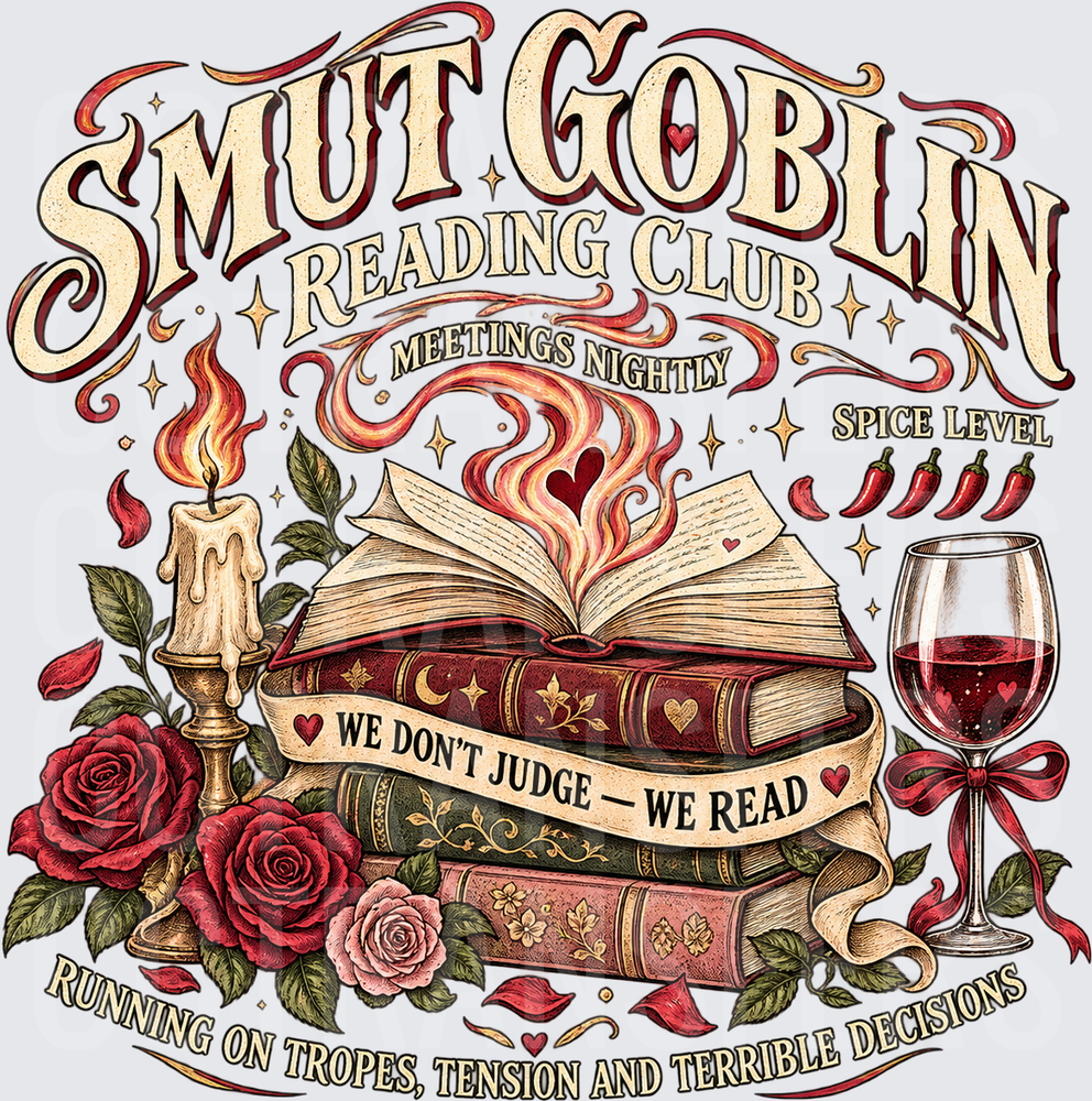 Smut Goblin Reading Club We Don't Judge We Read (DTF)
