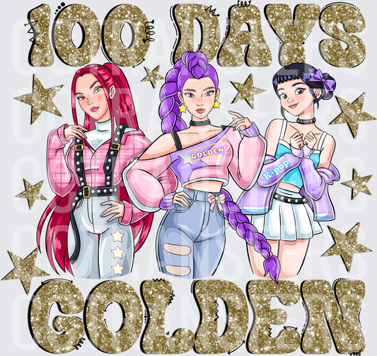 100 Days Golden Transfer - Back