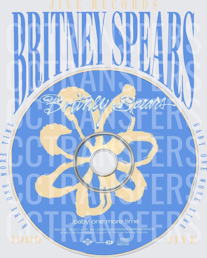 90s Pop Princess Baby One More Time CD Single 1999 (DTF)