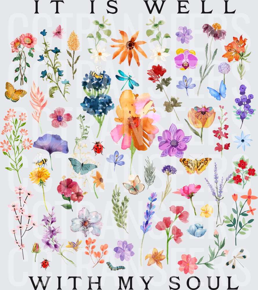It Is Well With My Soul Wildflower Garden (DTF)