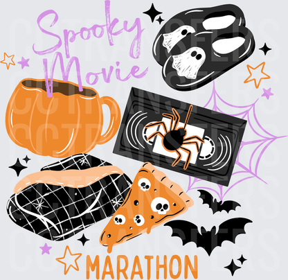Spooky Movie Marathon Halloween Cozy Night In (DTF)