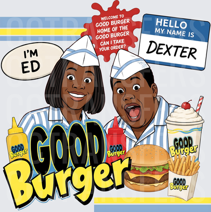 Good Burger Ed & Dexter Fast Food Restaurant Comic (DTF)