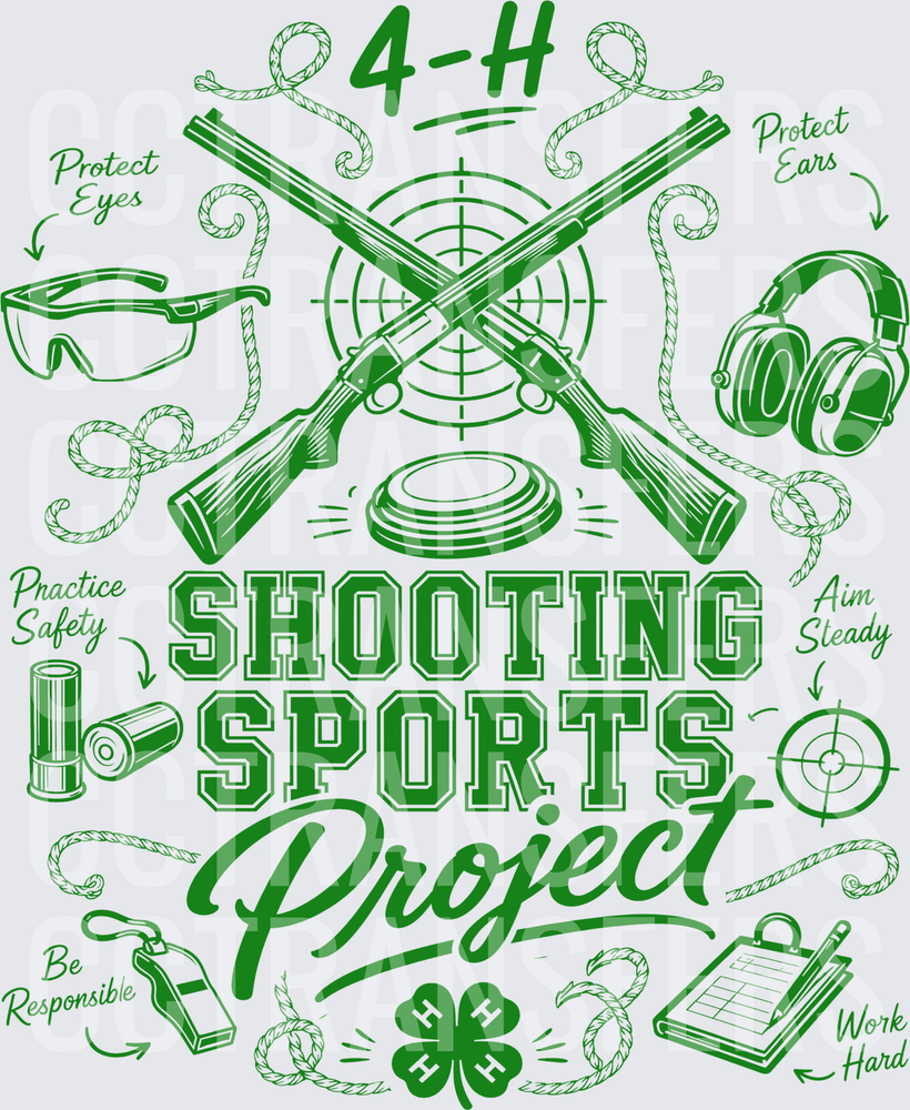4-H Shooting Sports Project Crossed Shotguns Safety (DTF)
