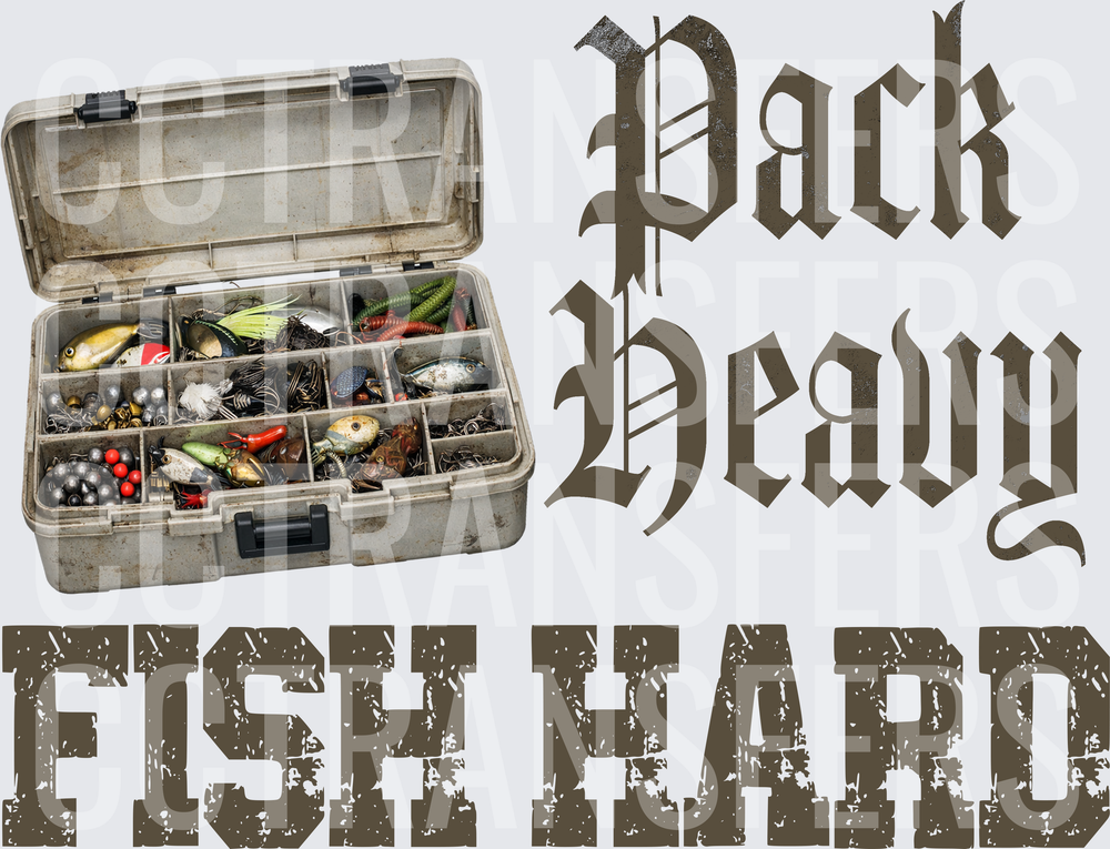 Pack Heavy Fish Hard Tackle Box Full of Lures (DTF)