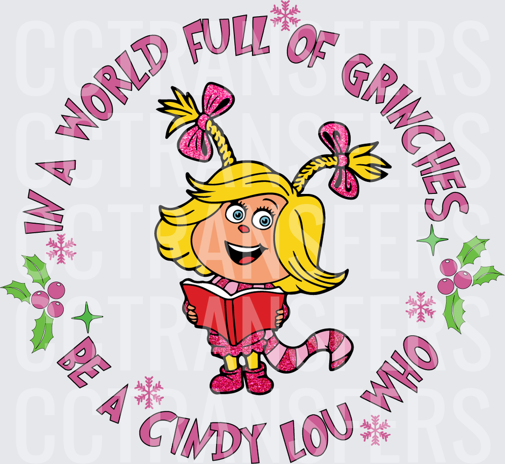 In A World Full Of G-Men Be A Cindy Lou Who (DTF)
