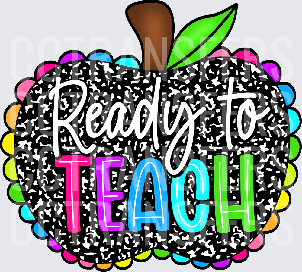 Ready to Teach Composition Notebook Apple (DTF)