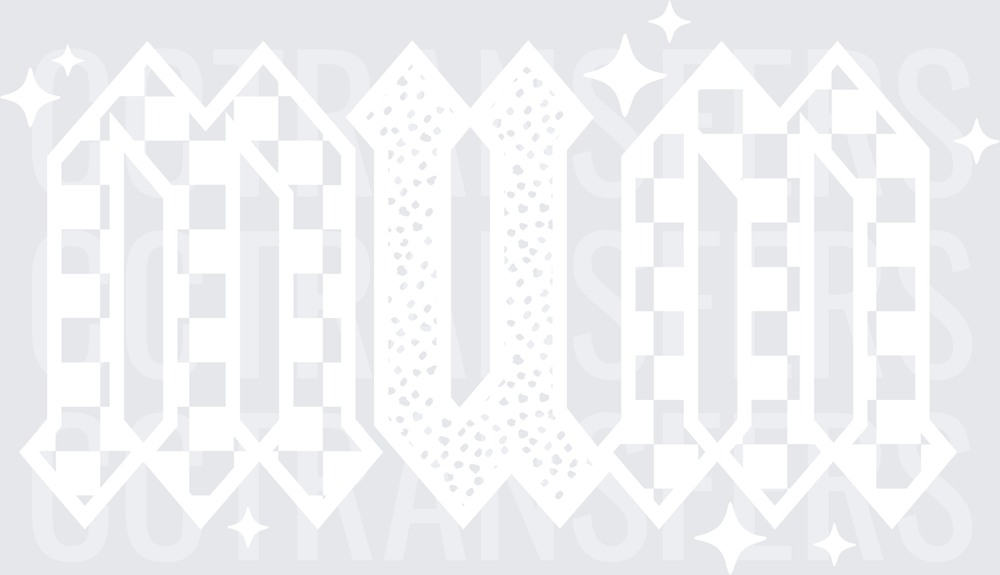 Blank White Minimalist Clean Simple Design (DTF)