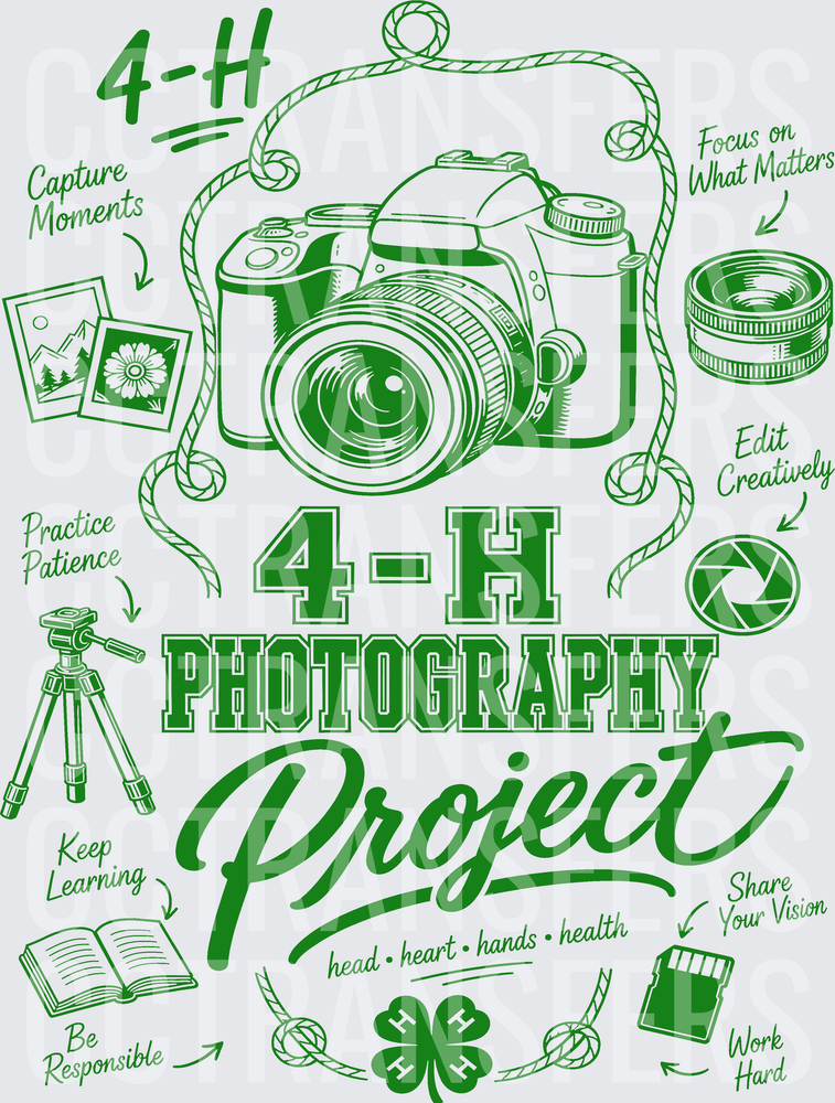 4-H Photography Project Head Heart Hands Health (DTF)