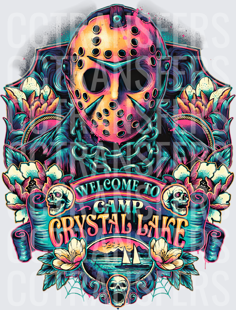 Welcome To Camp Crystal Lake Hockey Mask Horror (DTF)