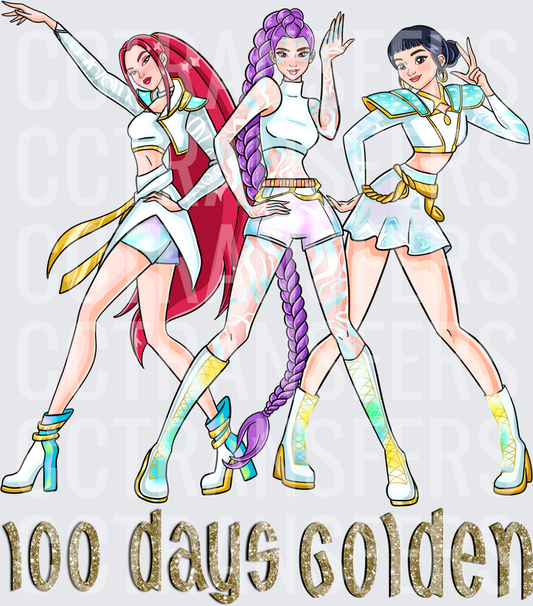 100 Days Golden Transfer - Front