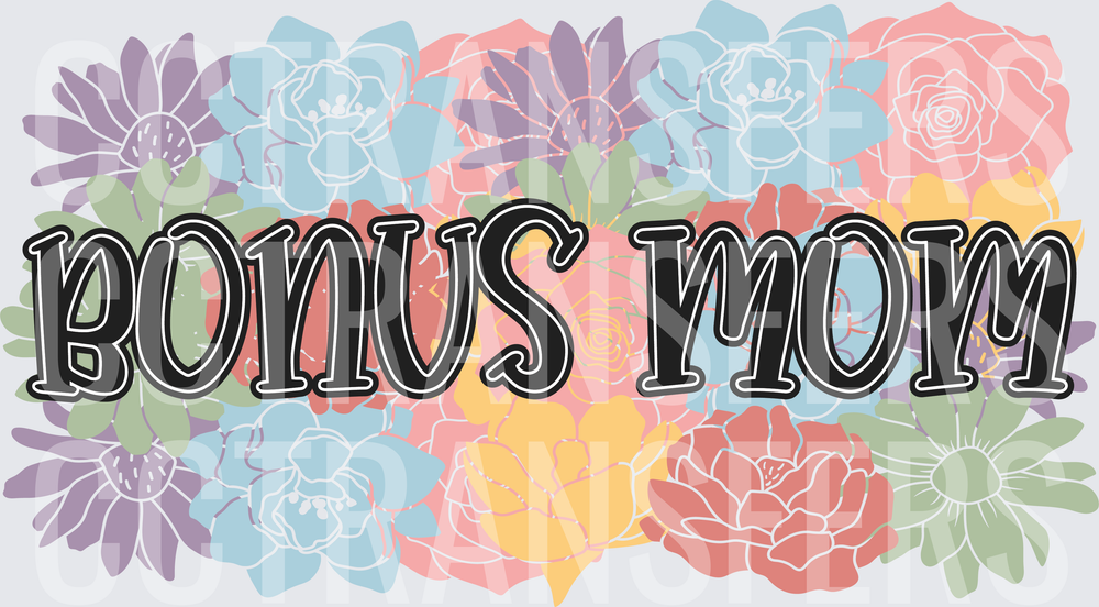 Bonus Mom Pastel Floral Collage (DTF)