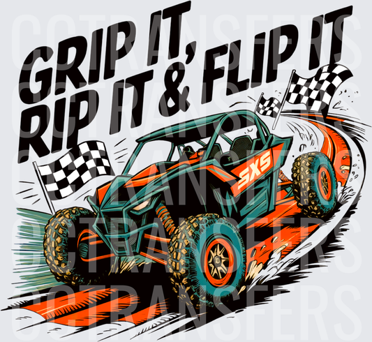 Grip It Rip It & Flip It SXS Off-Road Buggy Racing (DTF)