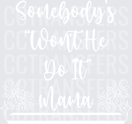 Bold White Minimalist Blank Design (DTF)