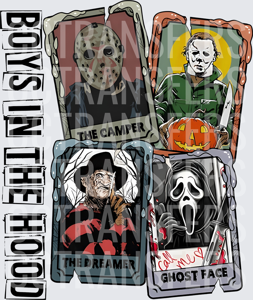 Boys In The Hood Horror Villains Trading Cards (DTF)
