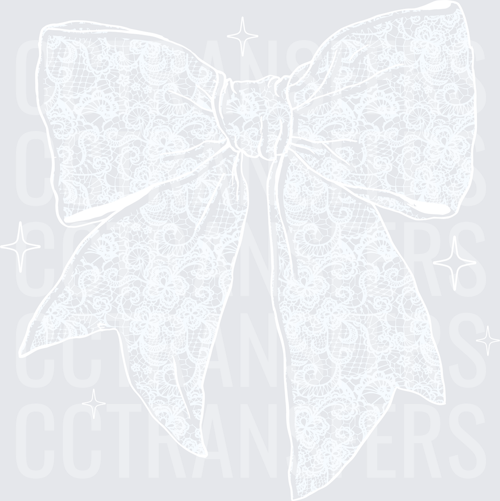 Ornate Floral Filigree Butterfly Wings Light Blue (DTF)