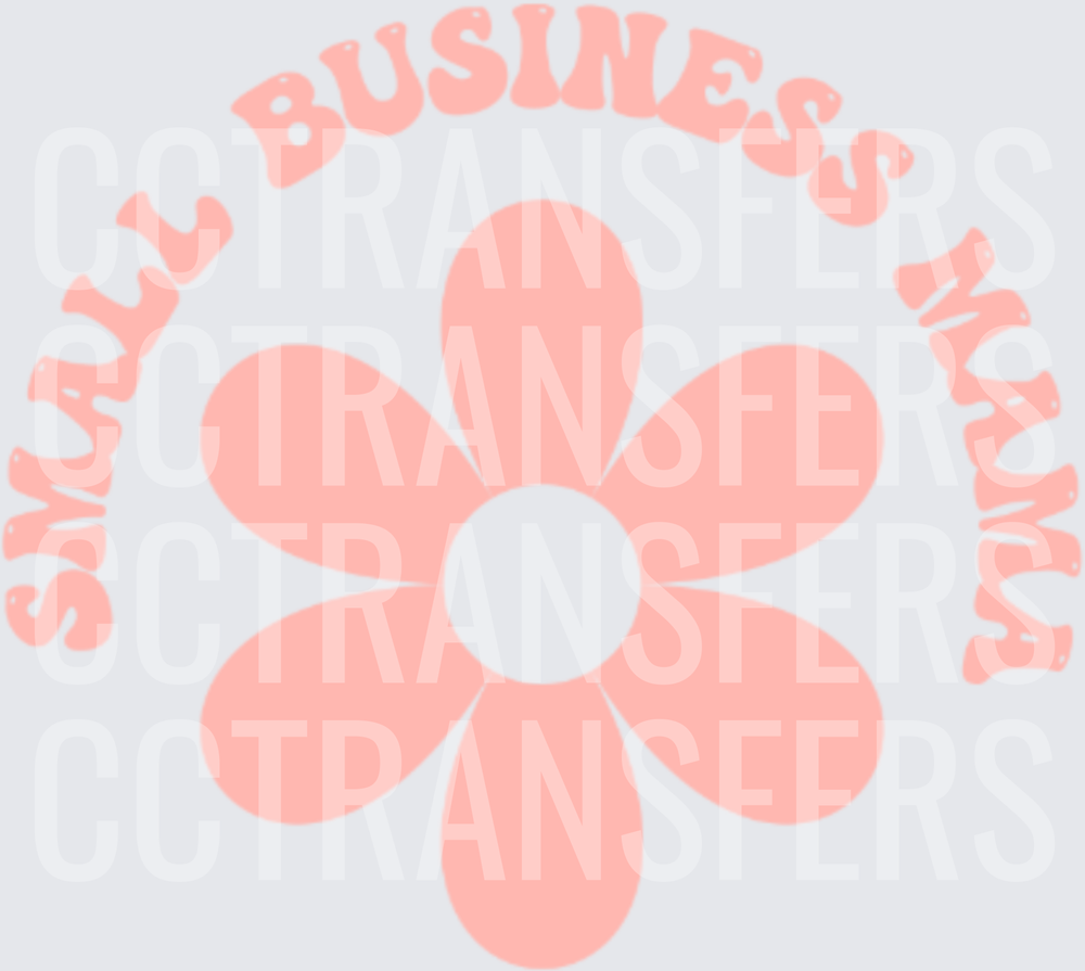 Small Business Mama Retro Daisy Flower (DTF)