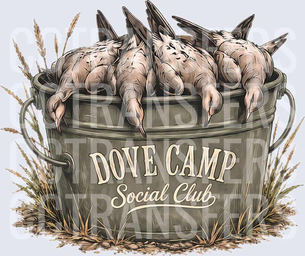 Dove Camp Social Club Bucket Full of Birds (DTF)