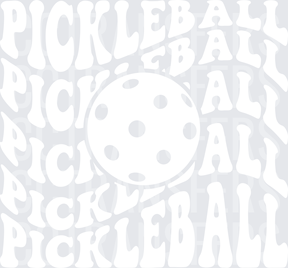 Pickleball White Design (DTF)