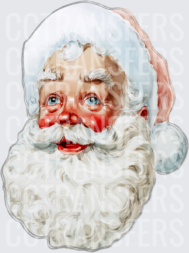 Vintage Santa Claus Jolly Face Portrait (DTF)