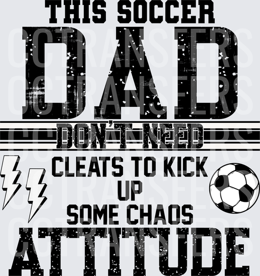 This Soccer Dad Don't Need Cleats To Kick Up Some Chaos Attitude (DTF)