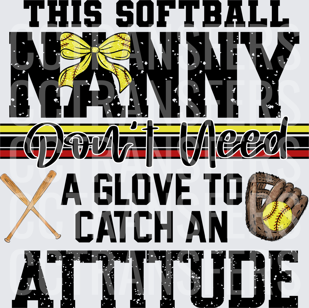 This Softball Nanny Don't Need A Glove To Catch An Attitude (DTF)