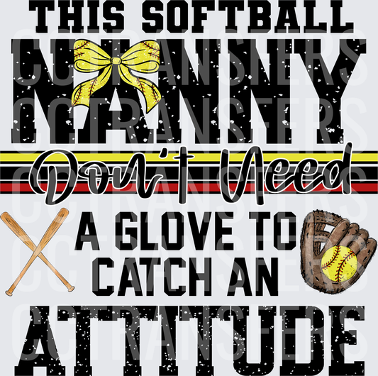 This Softball Nanny Don't Need A Glove To Catch An Attitude (DTF)