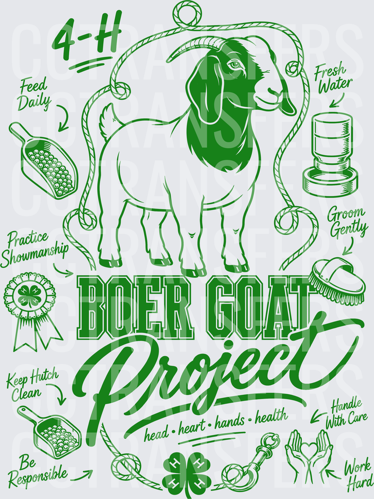4-H Boer Goat Project Head Heart Hands Health (DTF)