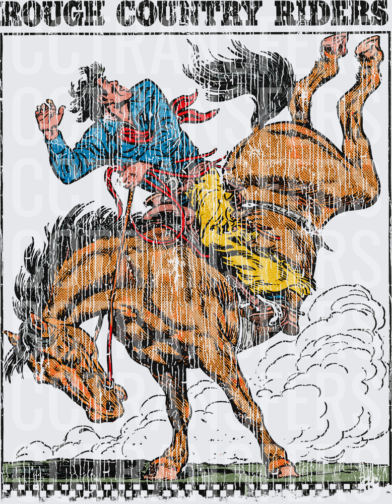 Rough Country Riders Bucking Bronco Cowboy Rodeo (DTF)
