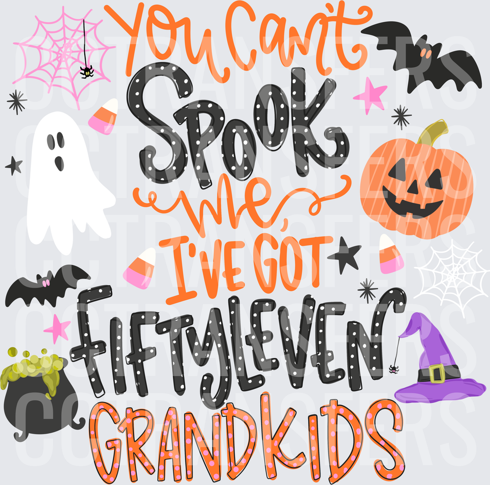 You Can't Spook Me I've Got Fiftyleven Grandkids (DTF)