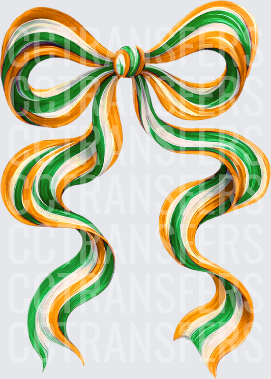 Orange Green Long Bow