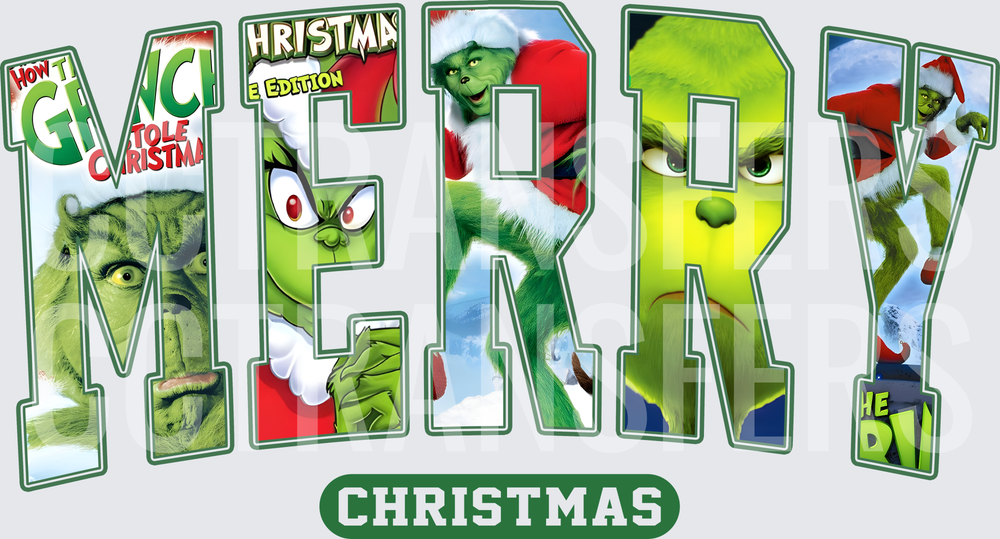 Merry Christmas G-Man Holiday Collage Multi-Version (DTF)