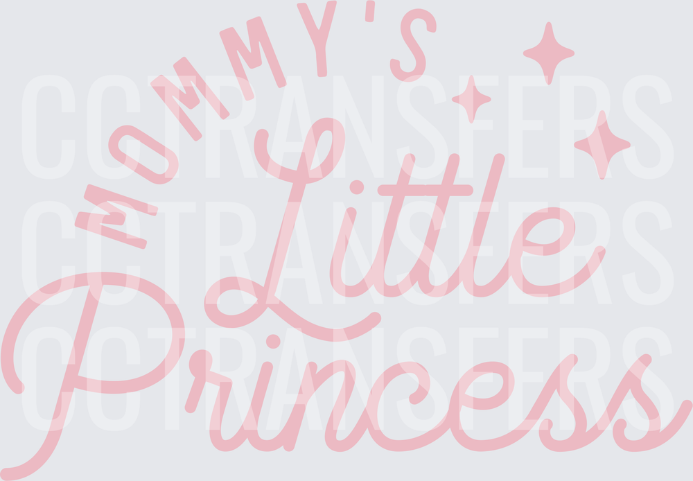 003 Mommys Little Princess Pink