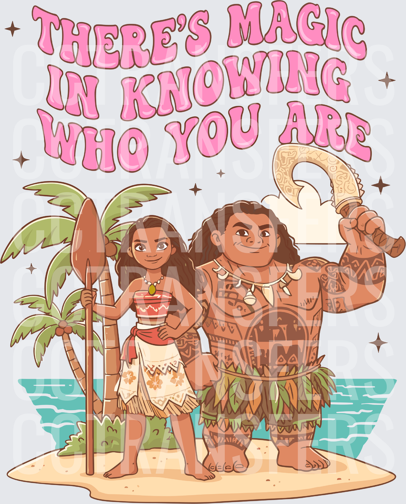There's Magic In Knowing Who You Are Island Girl & Demigod (DTF)