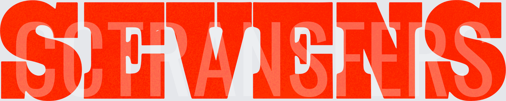 Bold Red SEVENS Block Letter Graphic (DTF)