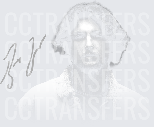 Faded Classical Composer Portrait with Signature (DTF)