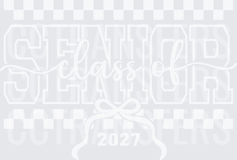 Senior Class of 2027 Varsity Script Graduation (DTF)