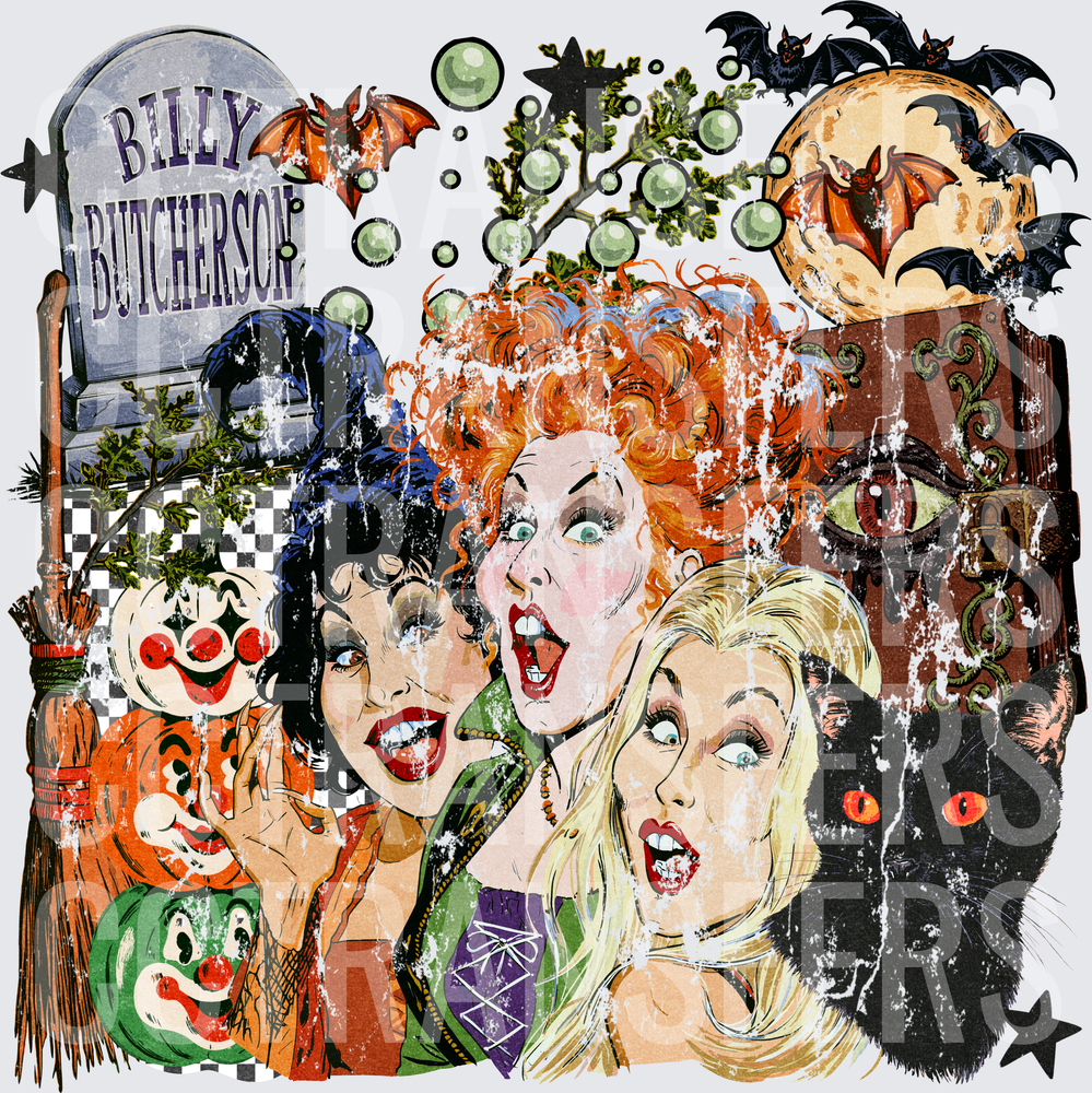 Sanderson Sisters Halloween Witch Trio Billy Butcherson (DTF)