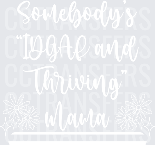 Bold White Minimalist Blank Clean Design (DTF)