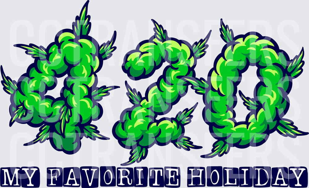 420 My Favorite Holiday Cannabis Smoke Buds (DTF)