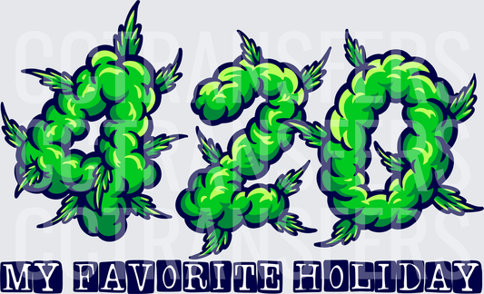420 My Favorite Holiday Cannabis Smoke Buds (DTF)