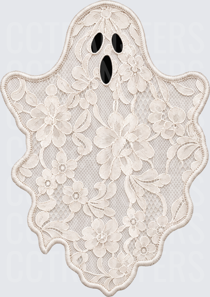 Floral Lace Ghost Halloween (DTF)