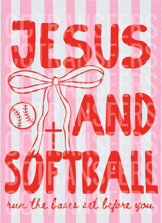 Jesus and Softball Run the Bases Set Before You (DTF)