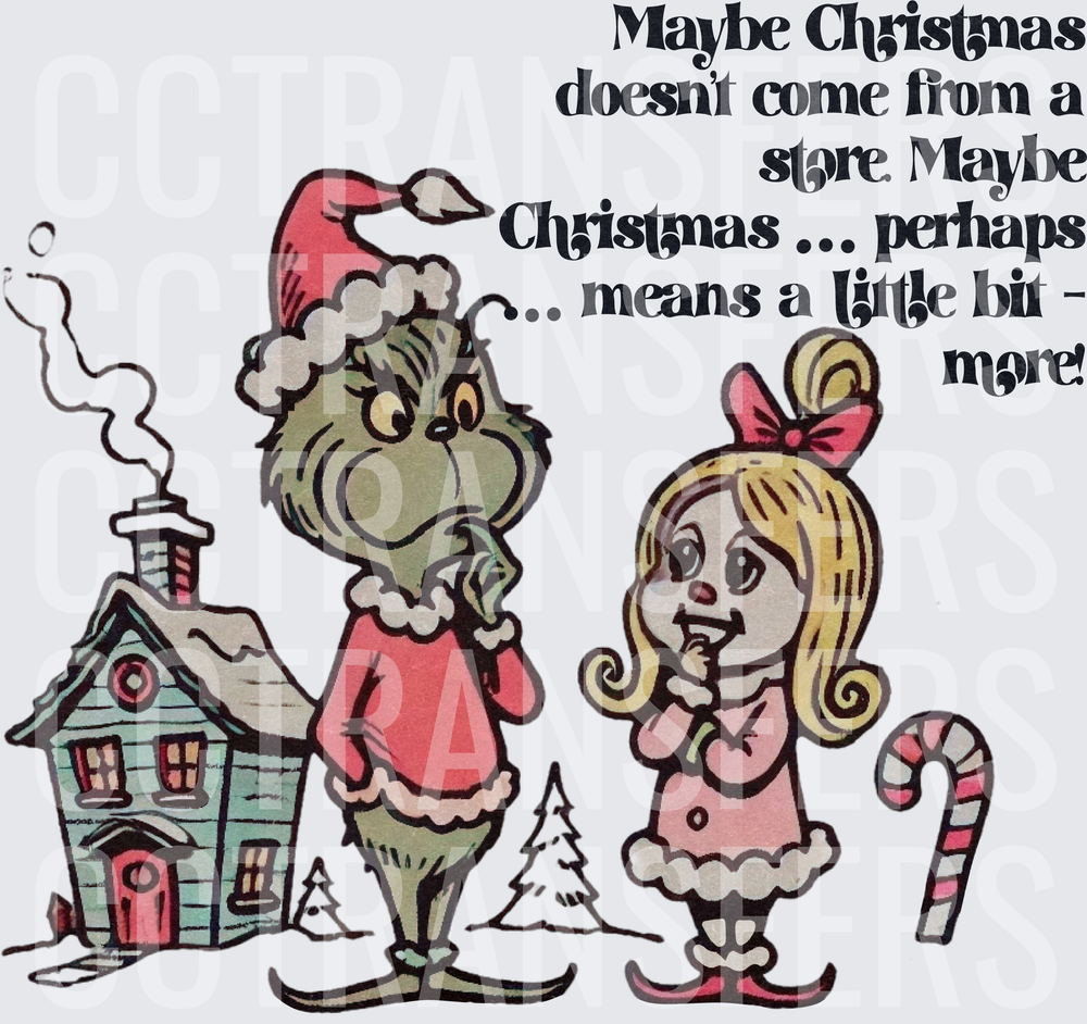 G-Man & Little Girl Maybe Christmas Doesn't Come From A Store (DTF)
