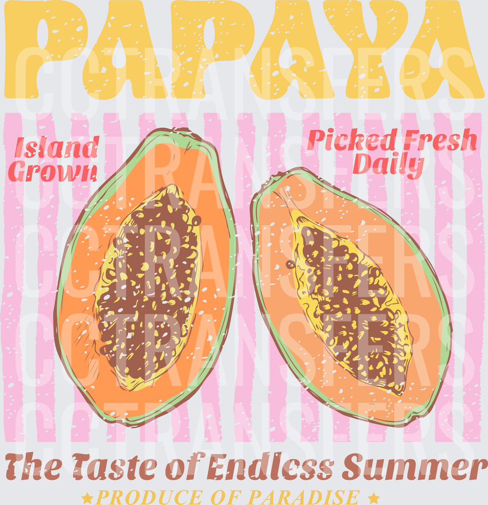 Papaya Island Grown Picked Fresh Daily Taste of Endless Summer (DTF)