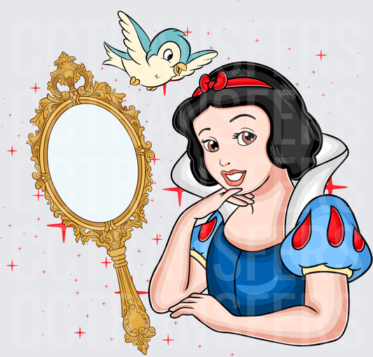 Fairest Princess with Magic Mirror and Bluebird (DTF)
