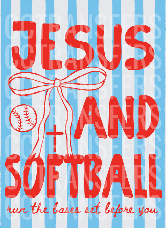 Jesus and Softball Run the Bases Set Before You (DTF)