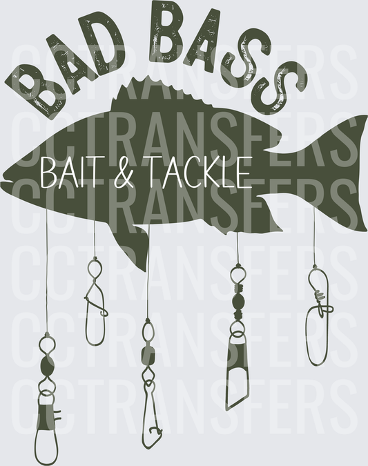 Bad Bass Bait & Tackle Fish Lures Fishing (DTF)