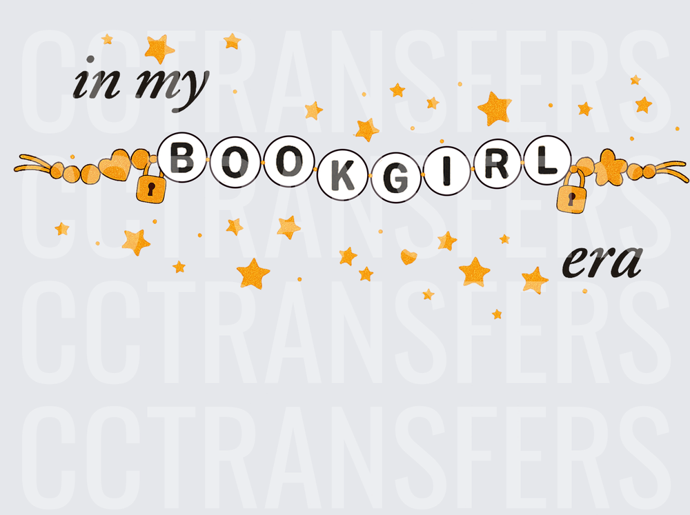In My Bookgirl Era Beaded Bracelet Stars Design (DTF)