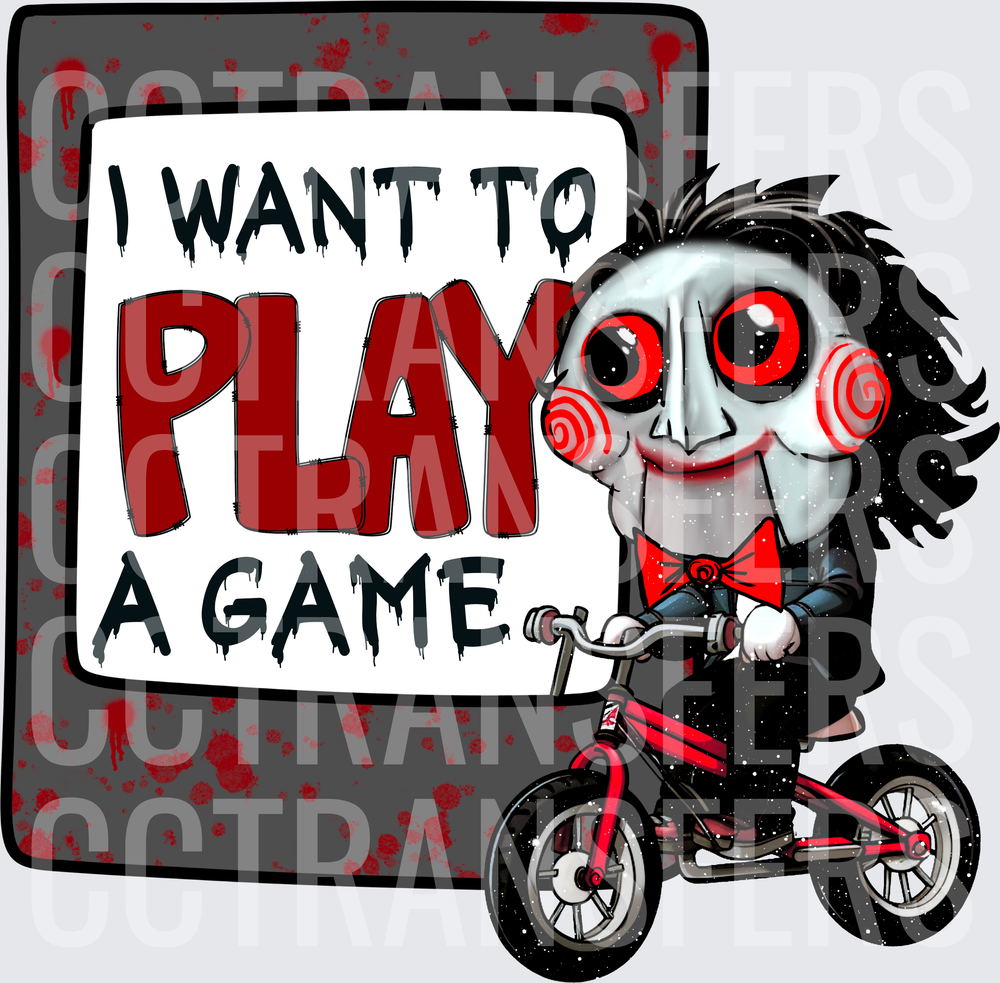 Creepy On Tricycle I Want To Play A Game (DTF)