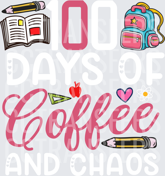 Runs On Coffee Back To School Teacher Design (DTF)